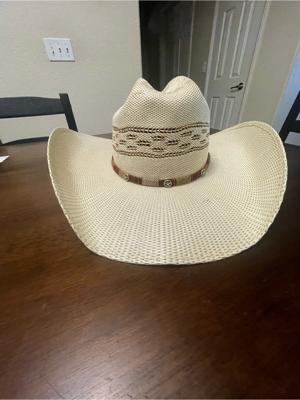 Western Spradley Bangora Straw Hat by Bailey